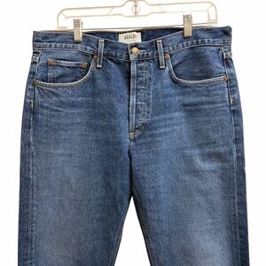 AGOLDE Parker Low Slung Straight Leg Ankle Cropped Jeans